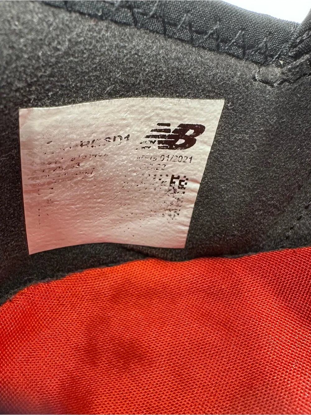 New Balance Black Knit Women's Size 8 Sneaker with Leopard Accent